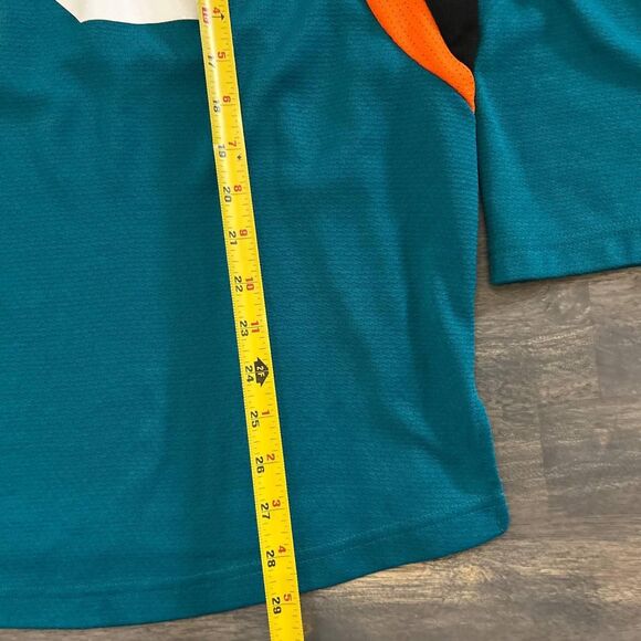 Vintage Y2K Kamazu V-Neck Long Sleeve Hockey Jersey #19 Boxy Fit Mens Size Small - Picture 8 of 8